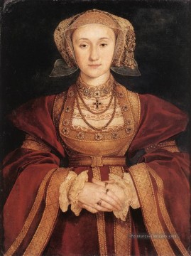 Hans Holbein the Younger œuvres - Portrait d’Anne de Clèves Renaissance Hans Holbein le Jeune